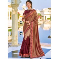 Majestic Lycra Designer Saree